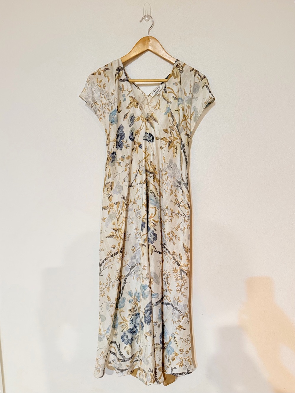 Beautiful silk citron dress